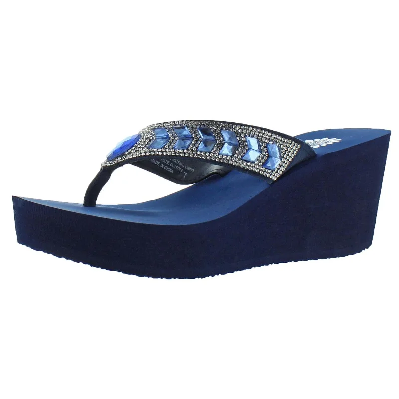Women's Cork - Soled Espadrille Sandals with a Rope - Trimmed Upper in Navy for a Summer VibeWomen's Cork - Soled Espadrille Sandals with a Rope - Trimmed Upper in Navy for a Summer VibeYellow Box Women's Belmac Rhinestone EVA Wedge Thong Sandals Women's Cork - Soled Espadrille Sandals with a Rope - Trimmed Upper in Navy for a Summer VibeWomen's Cork - Soled Espadrille Sandals with a Rope - Trimmed Upper in Navy for a Summer VibeYellow Box Women's Belmac Rhinestone EVA Wedge Thong Sandals
