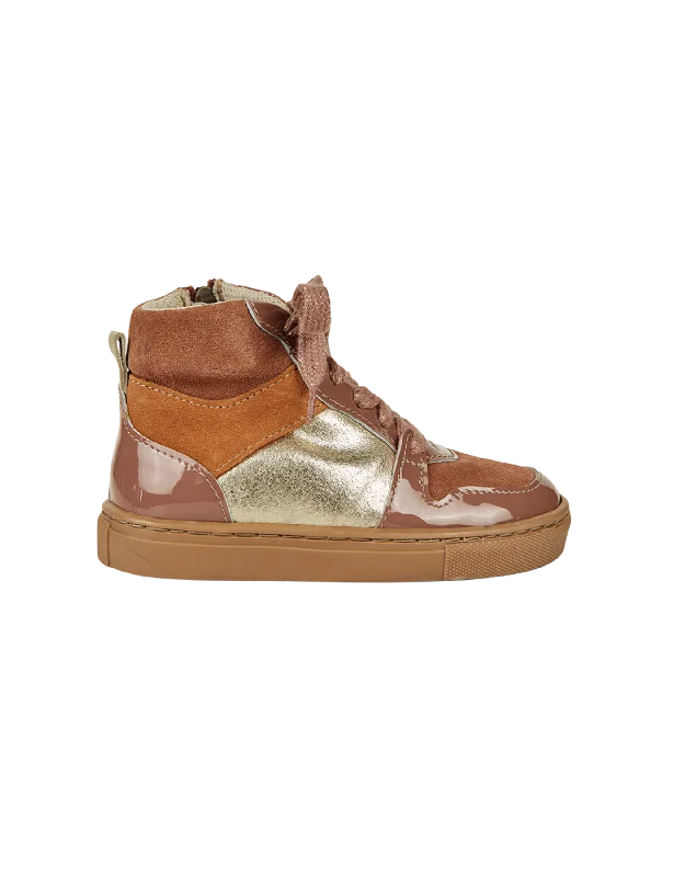 Lightweight Knit Women's Sneakers with Arch Support for All - Day ComfortMountain Sneaker Lace - Rose Clay Patent Lightweight Knit Women's Sneakers with Arch Support for All - Day ComfortMountain Sneaker Lace - Rose Clay Patent