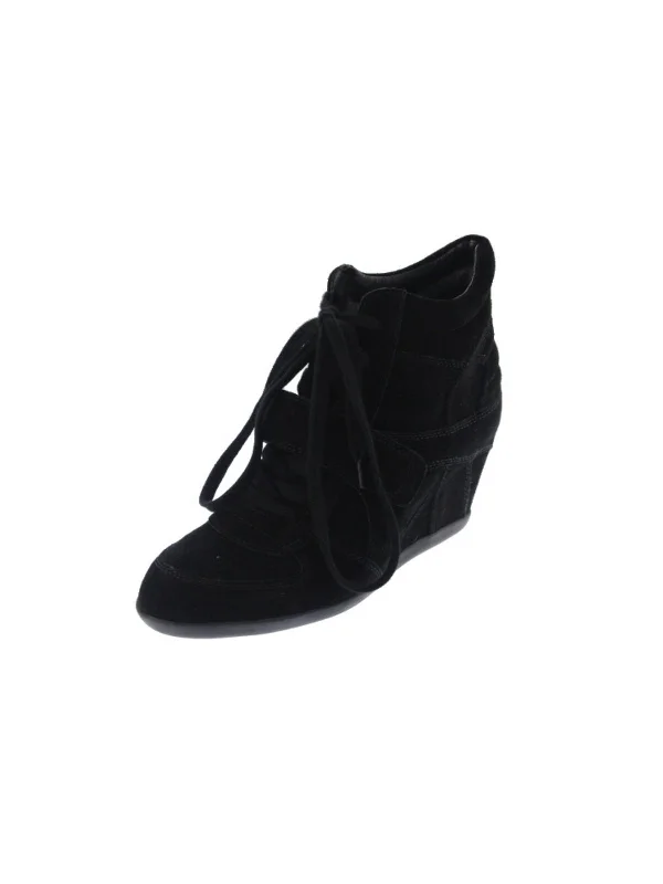 High - Top Women's Leather Sneakers in Black for a Stylish and Durable OptionBowie Womens Suede Fashion Sneakers High - Top Women's Leather Sneakers in Black for a Stylish and Durable OptionBowie Womens Suede Fashion Sneakers