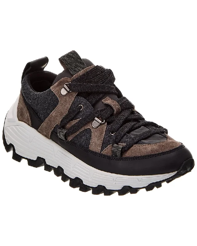 Women's Sneakers with Adjustable Straps for a Customized Fit During High - Impact ExercisesBrunello Cucinelli Suede Sneaker Women's Sneakers with Adjustable Straps for a Customized Fit During High - Impact ExercisesBrunello Cucinelli Suede Sneaker
