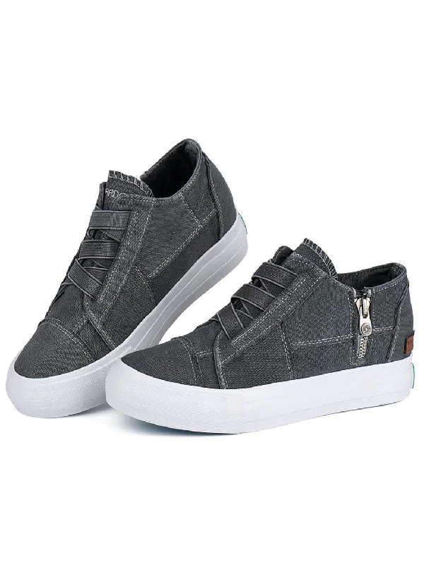 Patterned Print Women's Sneakers in Floral Designs for a Feminine and Fashion - Forward LookJENN ARDOR Women Casual Slip On Canvas High-Top Platform With Zipper Sneaker Patterned Print Women's Sneakers in Floral Designs for a Feminine and Fashion - Forward LookJENN ARDOR Women Casual Slip On Canvas High-Top Platform With Zipper Sneaker