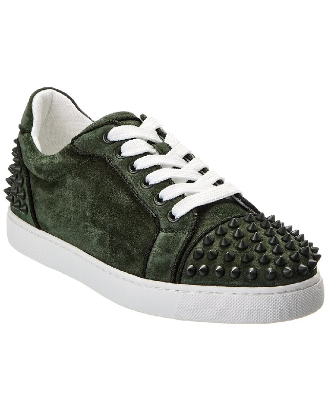Lace - Up Women's Athletic Sneakers with Shock - Absorbing Midsoles for Intense WorkoutsChristian Louboutin Vieira Orlato Suede Sneaker Lace - Up Women's Athletic Sneakers with Shock - Absorbing Midsoles for Intense WorkoutsChristian Louboutin Vieira Orlato Suede Sneaker