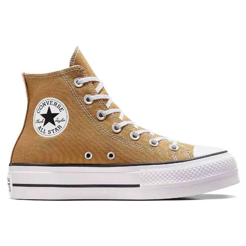 Chunky - Sole Women's Platform Sneakers in White for a Trendy Street Style LookChuck Taylor Lift Seasonal Colour High Top Women's Sneakers Chunky - Sole Women's Platform Sneakers in White for a Trendy Street Style LookChuck Taylor Lift Seasonal Colour High Top Women's Sneakers