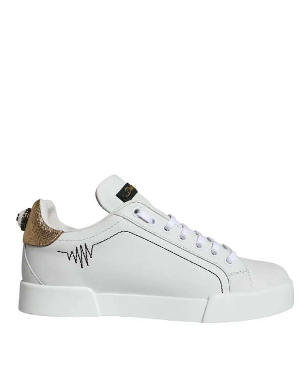 Women's Sneakers with Adjustable Straps for a Customized Fit During High - Impact ExercisesDolce & Gabbana Leather Portofino Low Top Sneaker Women's Shoes (Pre-Owned) Women's Sneakers with Adjustable Straps for a Customized Fit During High - Impact ExercisesDolce & Gabbana Leather Portofino Low Top Sneaker Women's Shoes (Pre-Owned)