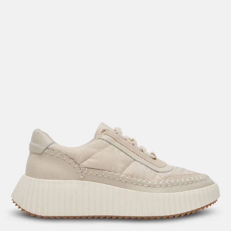 Vegan - Friendly Women's Sneakers Made from Recycled Materials for an Eco - Conscious ChoiceDOLEN NYLON SNEAKERS IVORY NYLON Vegan - Friendly Women's Sneakers Made from Recycled Materials for an Eco - Conscious ChoiceDOLEN NYLON SNEAKERS IVORY NYLON