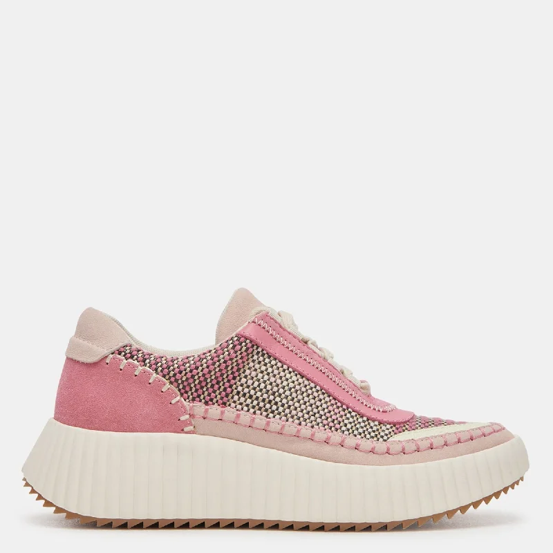 Smart - Tech Women's Sneakers with Fitness Tracking Features for Active Lifestyle EnthusiastsDolen Sneakers Pink Multi Woven Smart - Tech Women's Sneakers with Fitness Tracking Features for Active Lifestyle EnthusiastsDolen Sneakers Pink Multi Woven