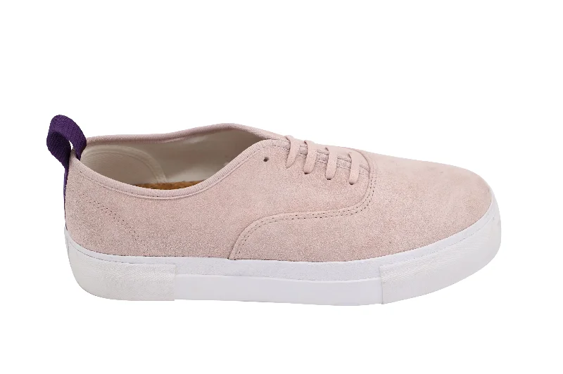 Foldable Women's Travel Sneakers for Compact Storage in LuggageEytys Mother Sneakers in Pink Suede Foldable Women's Travel Sneakers for Compact Storage in LuggageEytys Mother Sneakers in Pink Suede