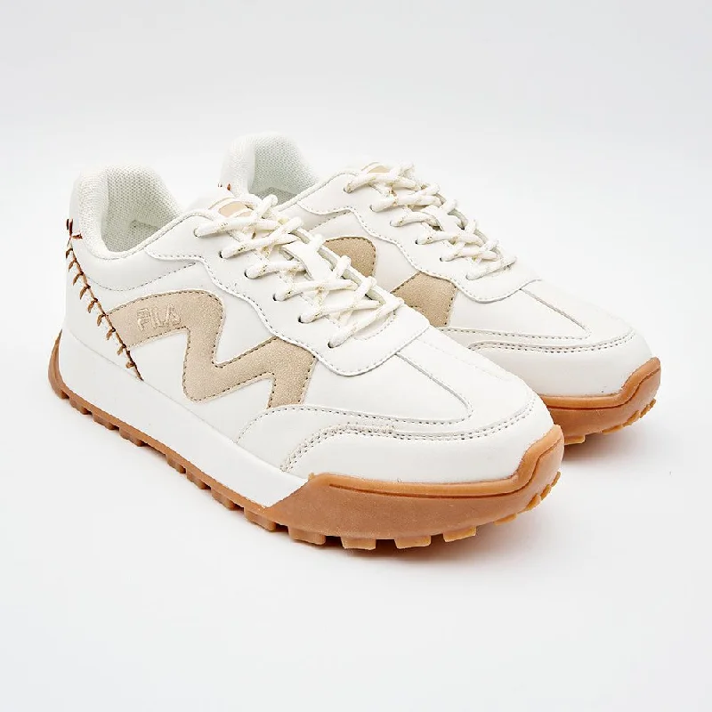 Women's Sneakers with Removable Insoles for Easy Cleaning and CustomizationFILA Allesandra Big Stitch Sneaker - White/ Beige Women's Sneakers with Removable Insoles for Easy Cleaning and CustomizationFILA Allesandra Big Stitch Sneaker - White/ Beige