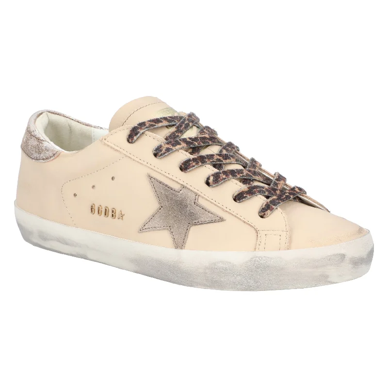 Women's Sneakers with Memory Foam Insoles for Exceptional Cushioning and ComfortGolden Goose Super-Star Beige Leather Sneakers Women's Sneakers with Memory Foam Insoles for Exceptional Cushioning and ComfortGolden Goose Super-Star Beige Leather Sneakers