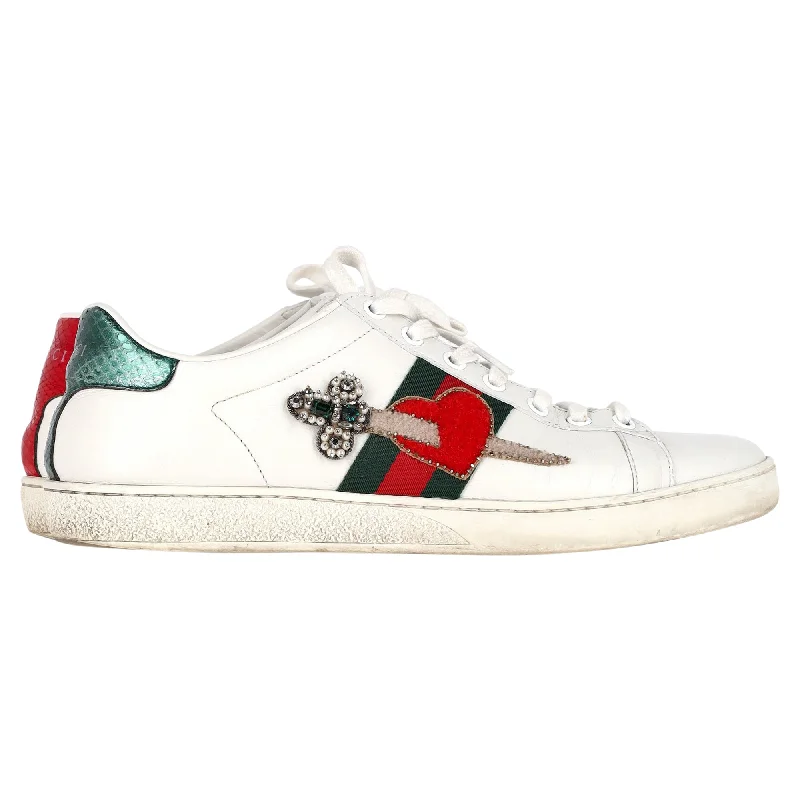 Women's Sneakers with Memory Foam Insoles for Exceptional Cushioning and ComfortGucci Ace Sneakers in White Leather Women's Sneakers with Memory Foam Insoles for Exceptional Cushioning and ComfortGucci Ace Sneakers in White Leather