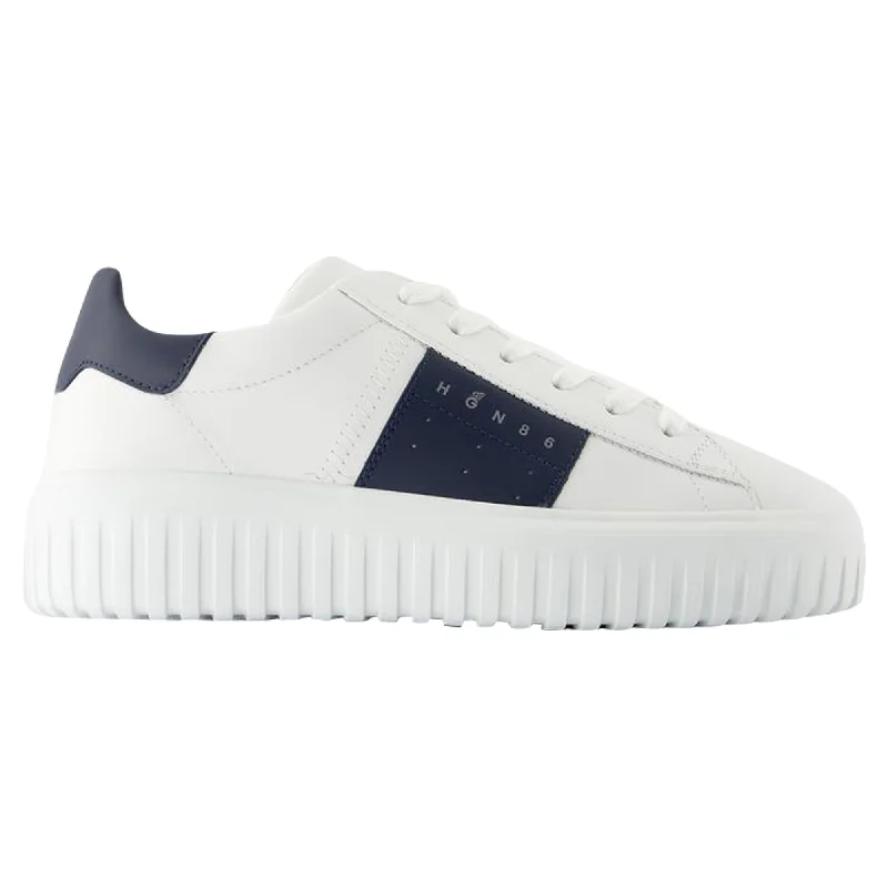 Women's Sneakers with Removable Insoles for Easy Cleaning and CustomizationH-Stripes New H Band Sneakers - Hogan - Leather - White Women's Sneakers with Removable Insoles for Easy Cleaning and CustomizationH-Stripes New H Band Sneakers - Hogan - Leather - White