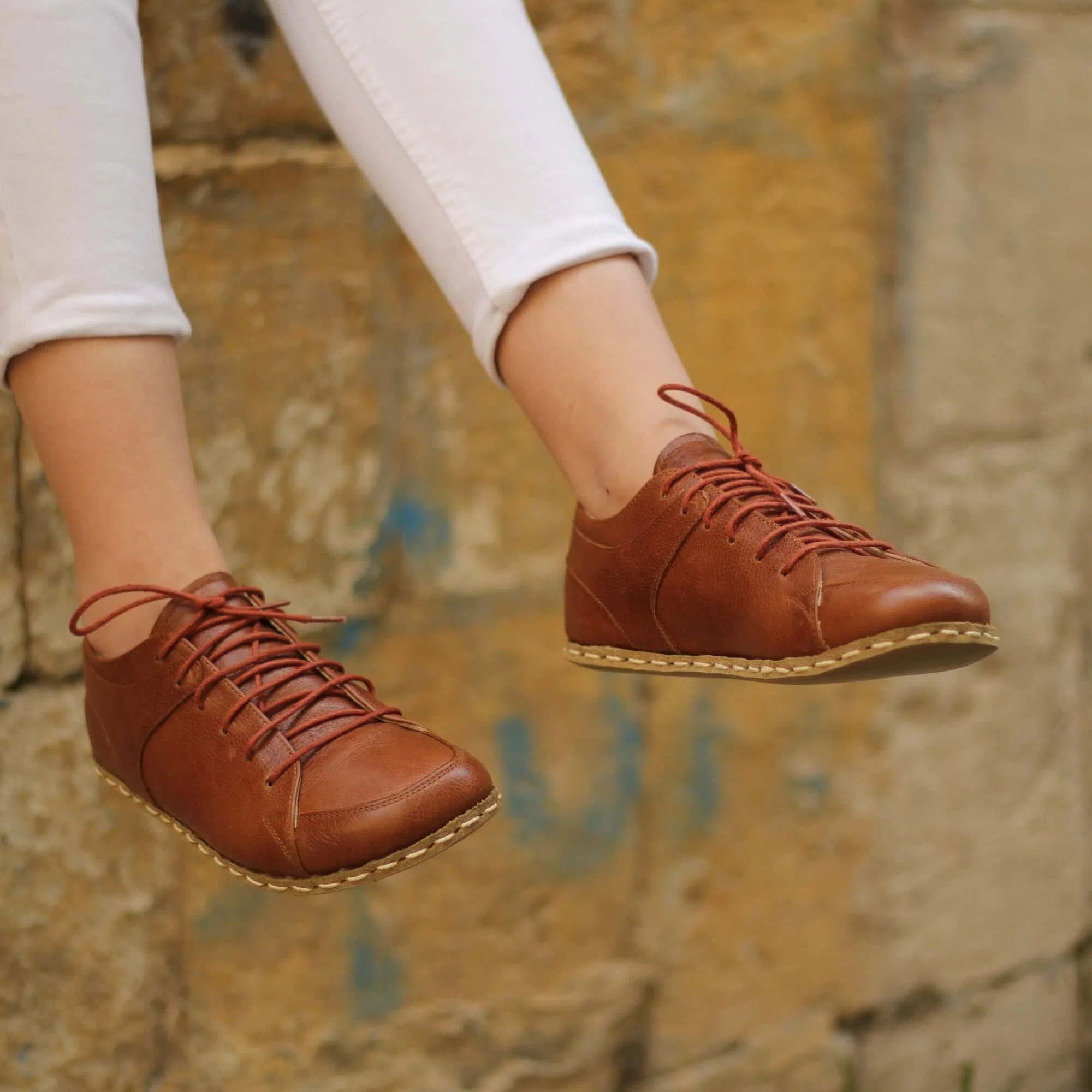 Breathable Mesh Women's Running Sneakers with Reflective Trim for Nighttime JoggingHandmade Women's Antique Brown Leather Barefoot Sneakers Breathable Mesh Women's Running Sneakers with Reflective Trim for Nighttime JoggingHandmade Women's Antique Brown Leather Barefoot Sneakers