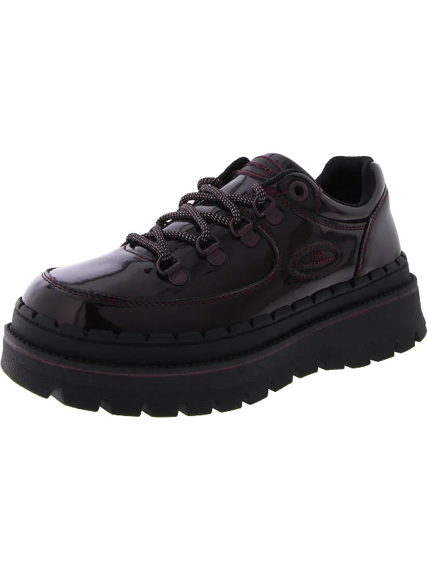Lace - Up Women's Athletic Sneakers with Shock - Absorbing Midsoles for Intense WorkoutsJammers Cool Block Womens Patent Memory Foam Casual and Fashion Sneakers Lace - Up Women's Athletic Sneakers with Shock - Absorbing Midsoles for Intense WorkoutsJammers Cool Block Womens Patent Memory Foam Casual and Fashion Sneakers