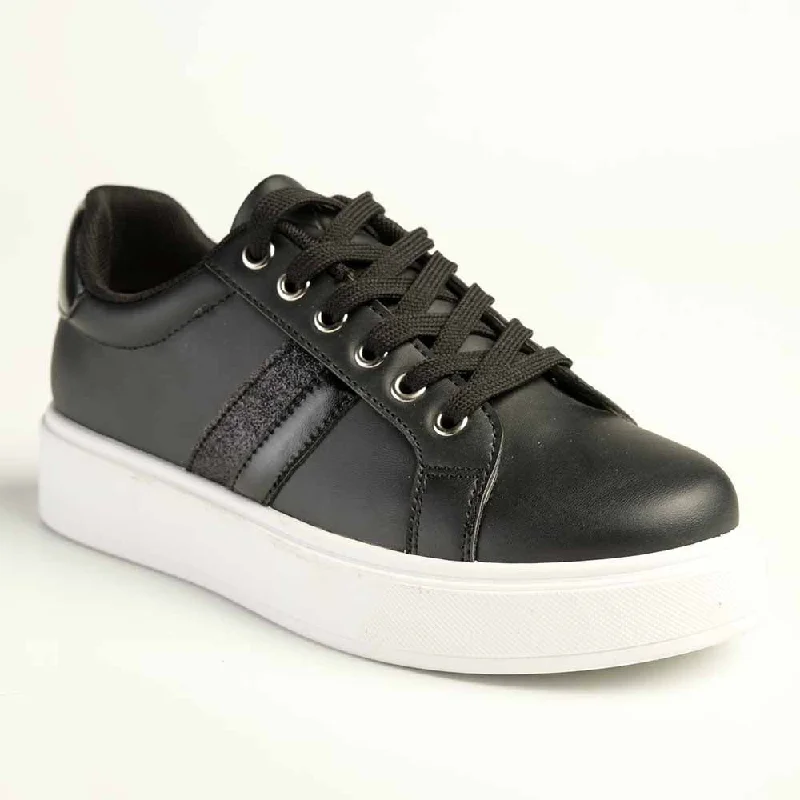 Wide - Width Women's Sneakers for Comfortable Fit for Those with Wider FeetMadison Lace-Up Fashion Sneaker - Black Wide - Width Women's Sneakers for Comfortable Fit for Those with Wider FeetMadison Lace-Up Fashion Sneaker - Black