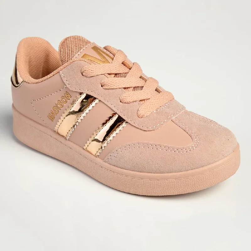 Sparkly Rhinestone - Embellished Women's Sneakers for a Glamorous and Eye - Catching LookMadison Sissy Girls Sneaker - Pink/Gold Sparkly Rhinestone - Embellished Women's Sneakers for a Glamorous and Eye - Catching LookMadison Sissy Girls Sneaker - Pink/Gold