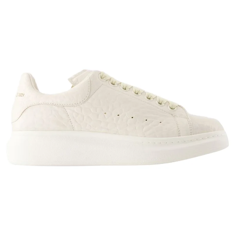 Slip - On Women's Canvas Sneakers in Navy for Easy and Effortless WearOversized Sneakers - Alexander McQueen - Leather - White Slip - On Women's Canvas Sneakers in Navy for Easy and Effortless WearOversized Sneakers - Alexander McQueen - Leather - White