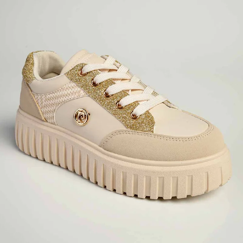 Vegan - Friendly Women's Sneakers Made from Recycled Materials for an Eco - Conscious ChoicePierre Cardin Bijoux 1 Sneaker - Beig Multi Vegan - Friendly Women's Sneakers Made from Recycled Materials for an Eco - Conscious ChoicePierre Cardin Bijoux 1 Sneaker - Beig Multi