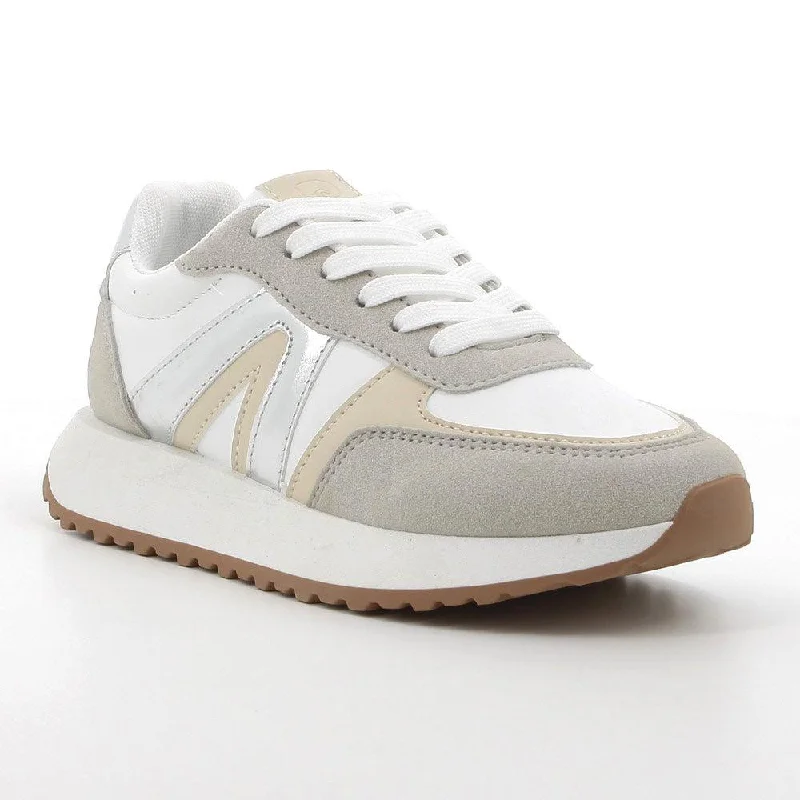 Women's Sneakers with Adjustable Straps for a Customized Fit During High - Impact ExercisesPierre Cardin Blindee 4 Sneaker - White / Multi Women's Sneakers with Adjustable Straps for a Customized Fit During High - Impact ExercisesPierre Cardin Blindee 4 Sneaker - White / Multi