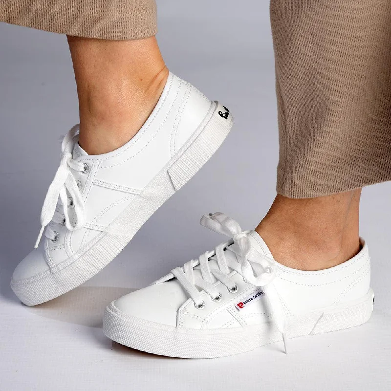 Women's Sneakers with Removable Insoles for Easy Cleaning and CustomizationPierre Cardin Calais Sneaker - White Women's Sneakers with Removable Insoles for Easy Cleaning and CustomizationPierre Cardin Calais Sneaker - White