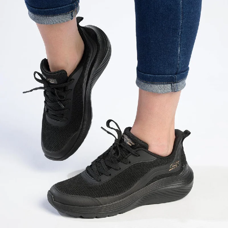 Smart - Tech Women's Sneakers with Fitness Tracking Features for Active Lifestyle EnthusiastsSkechers Bobs Squad Waves Lace Up Sneaker - Black Smart - Tech Women's Sneakers with Fitness Tracking Features for Active Lifestyle EnthusiastsSkechers Bobs Squad Waves Lace Up Sneaker - Black