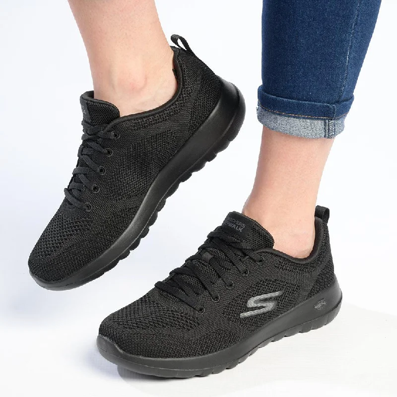 Sparkly Rhinestone - Embellished Women's Sneakers for a Glamorous and Eye - Catching LookSkechers Go Walk Joy Lace Up Sneaker - Black Sparkly Rhinestone - Embellished Women's Sneakers for a Glamorous and Eye - Catching LookSkechers Go Walk Joy Lace Up Sneaker - Black