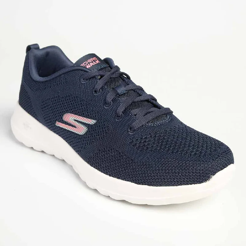 Women's Sneakers with Heel - Stabilizing Technology for Better Balance During RunningSkechers Go Walk Joy Lace Up Sneaker - Navy Women's Sneakers with Heel - Stabilizing Technology for Better Balance During RunningSkechers Go Walk Joy Lace Up Sneaker - Navy