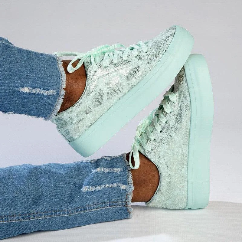 High - Top Women's Leather Sneakers in Black for a Stylish and Durable OptionSoft Style by Hush Puppies Fordan Floral Sneaker - Mint High - Top Women's Leather Sneakers in Black for a Stylish and Durable OptionSoft Style by Hush Puppies Fordan Floral Sneaker - Mint