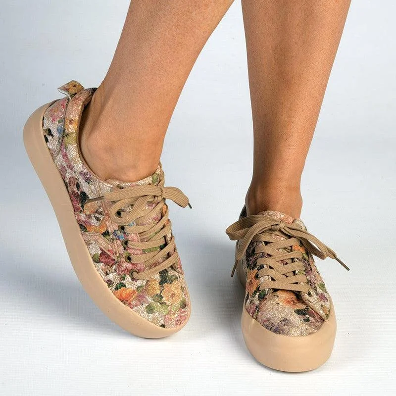High - Top Women's Leather Sneakers in Black for a Stylish and Durable OptionSoft Style by Hush Puppies Fordan Floral Toffee Sneaker - Taupe High - Top Women's Leather Sneakers in Black for a Stylish and Durable OptionSoft Style by Hush Puppies Fordan Floral Toffee Sneaker - Taupe