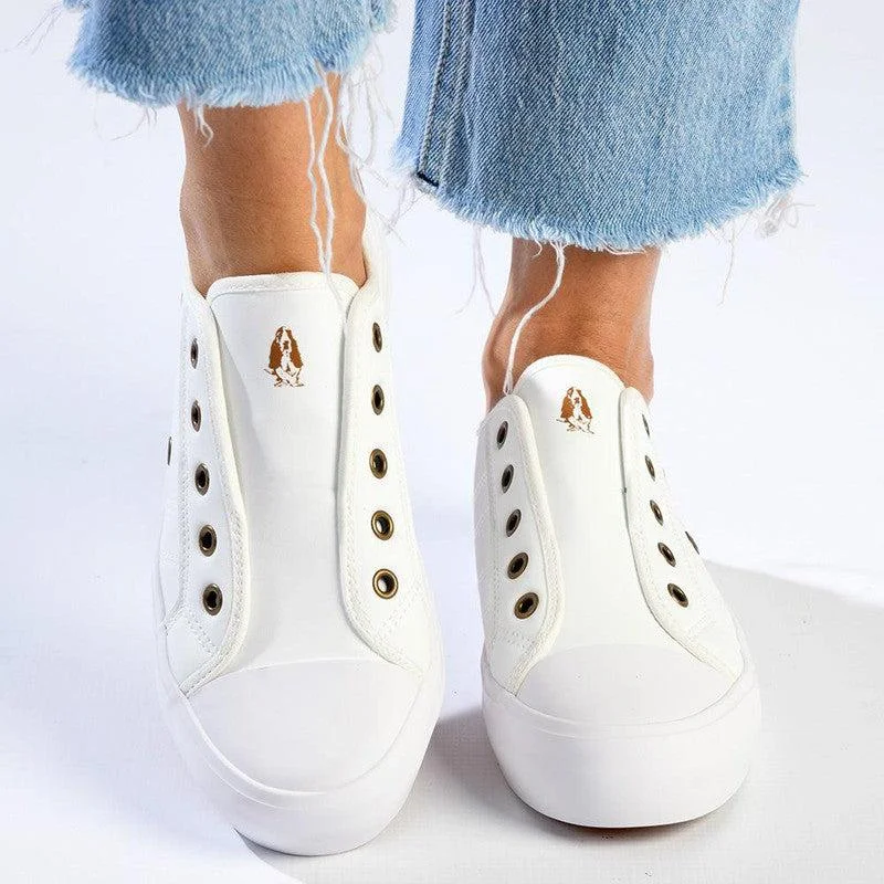 Patterned Print Women's Sneakers in Floral Designs for a Feminine and Fashion - Forward LookSoft Style by Hush Puppies Forest Slip Sneaker -White Patterned Print Women's Sneakers in Floral Designs for a Feminine and Fashion - Forward LookSoft Style by Hush Puppies Forest Slip Sneaker -White