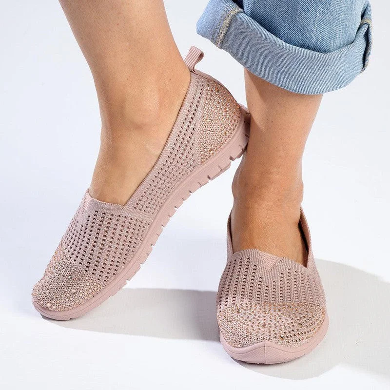 Smart - Tech Women's Sneakers with Fitness Tracking Features for Active Lifestyle EnthusiastsSoft style by Hush Puppies Nani Diamante Sneaker - dusty pink Smart - Tech Women's Sneakers with Fitness Tracking Features for Active Lifestyle EnthusiastsSoft style by Hush Puppies Nani Diamante Sneaker - dusty pink