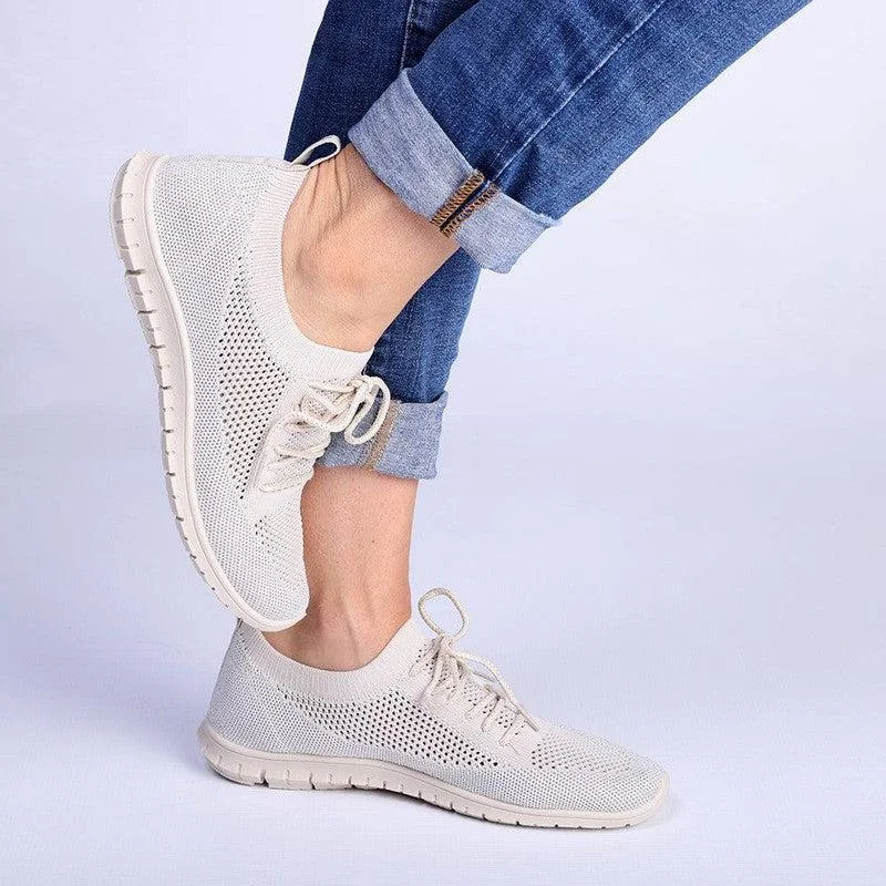 Women's Sneakers with Adjustable Straps for a Customized Fit During High - Impact ExercisesSoft Style by Hush Puppies Nansen Sneaker - Natural Women's Sneakers with Adjustable Straps for a Customized Fit During High - Impact ExercisesSoft Style by Hush Puppies Nansen Sneaker - Natural