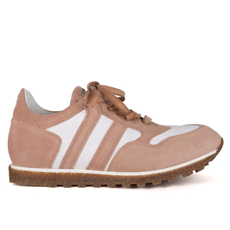 Vegan - Friendly Women's Sneakers Made from Recycled Materials for an Eco - Conscious ChoiceSPORT 6501 <br>White & blush sneakers Vegan - Friendly Women's Sneakers Made from Recycled Materials for an Eco - Conscious ChoiceSPORT 6501 <br>White & blush sneakers
