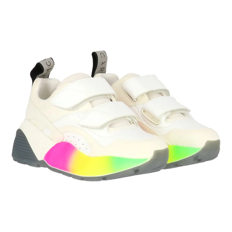 Women's Sneakers with Removable Insoles for Easy Cleaning and CustomizationStella Mccartney Womens White Multi Sneaker