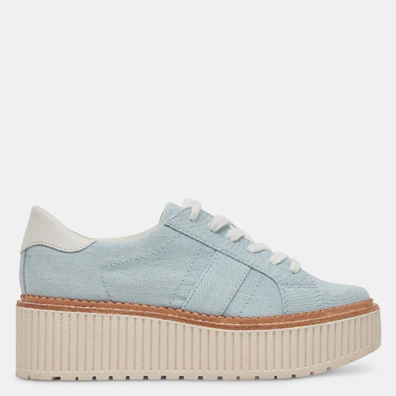 Sparkly Rhinestone - Embellished Women's Sneakers for a Glamorous and Eye - Catching LookTiger Sneakers Light Blue Denim Sparkly Rhinestone - Embellished Women's Sneakers for a Glamorous and Eye - Catching LookTiger Sneakers Light Blue Denim