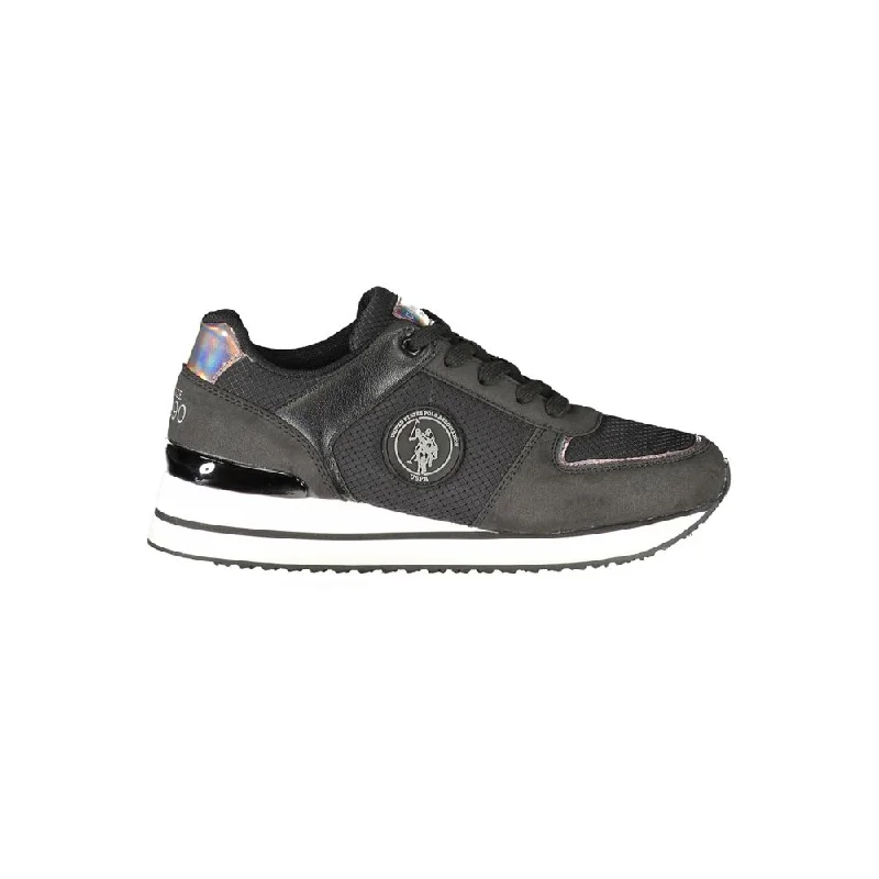 Breathable Mesh Women's Running Sneakers with Reflective Trim for Nighttime JoggingU.S. POLO ASSN. Chic Contrast Lace-Up Sports Women's Sneakers Breathable Mesh Women's Running Sneakers with Reflective Trim for Nighttime JoggingU.S. POLO ASSN. Chic Contrast Lace-Up Sports Women's Sneakers