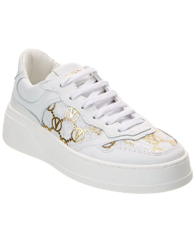 Women's Sneakers with Removable Insoles for Easy Cleaning and CustomizationValentino by Mario Valentino Minerva Leather Sneaker