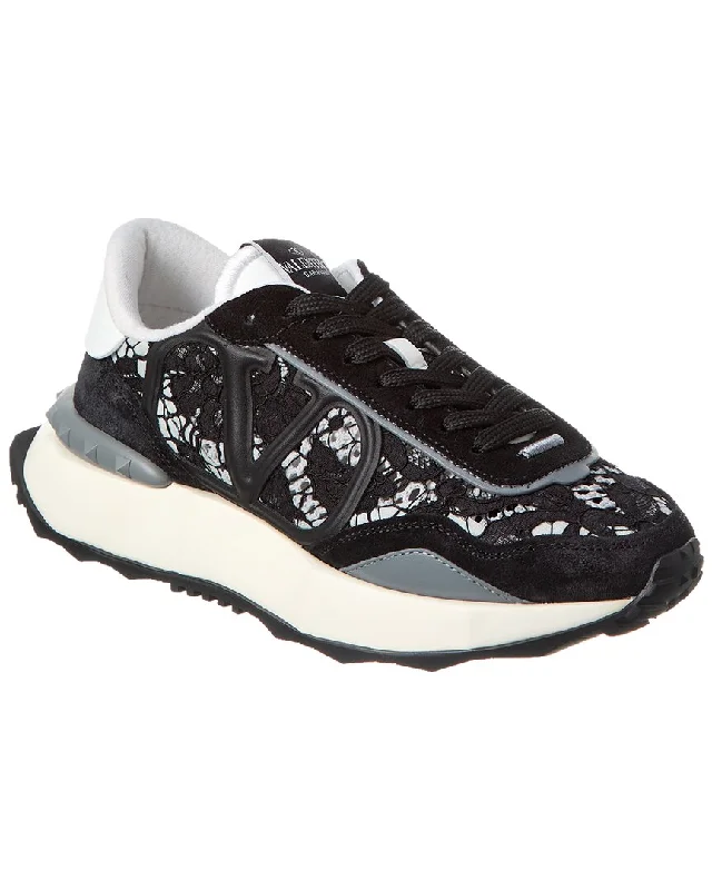 Women's Sneakers with Memory Foam Insoles for Exceptional Cushioning and ComfortValentino VLogo Signature Lace & Suede Sneaker Women's Sneakers with Memory Foam Insoles for Exceptional Cushioning and ComfortValentino VLogo Signature Lace & Suede Sneaker