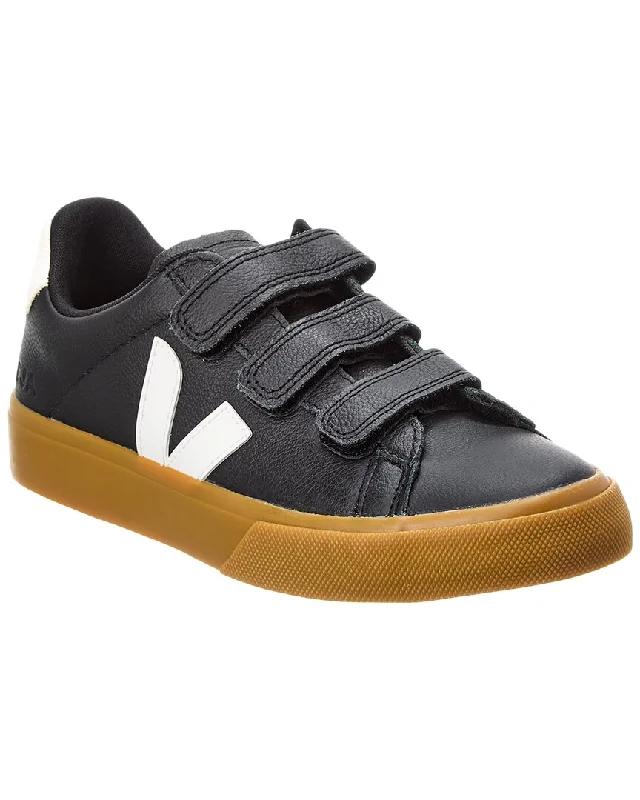High - Top Women's Leather Sneakers in Black for a Stylish and Durable OptionVEJA Recife Logo Leather Sneaker High - Top Women's Leather Sneakers in Black for a Stylish and Durable OptionVEJA Recife Logo Leather Sneaker
