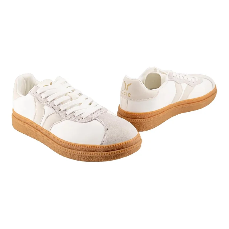 Retro - Style Women's Sneakers in Pastel Colors for a Nostalgic and Fashionable VibeWomen's Believe Sneaker In White/ecru Retro - Style Women's Sneakers in Pastel Colors for a Nostalgic and Fashionable VibeWomen's Believe Sneaker In White/ecru