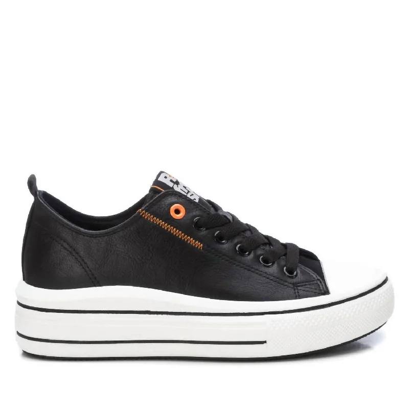 Retro - Style Women's Sneakers in Pastel Colors for a Nostalgic and Fashionable VibeWomen's Casual Sneakers In Black Retro - Style Women's Sneakers in Pastel Colors for a Nostalgic and Fashionable VibeWomen's Casual Sneakers In Black