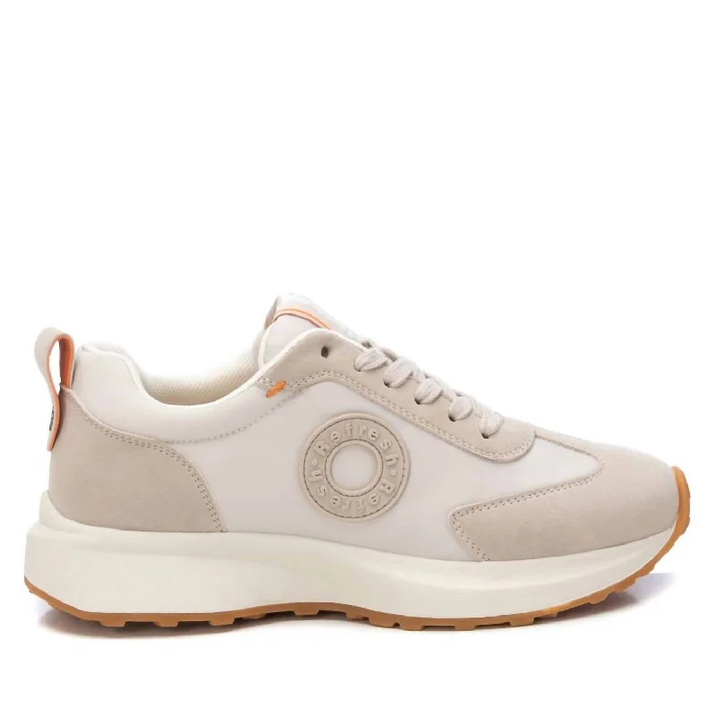 Water - Resistant Women's Hiking Sneakers with Traction Outsoles for Outdoor AdventuresWomen's Casual Sneakers In Ivory Water - Resistant Women's Hiking Sneakers with Traction Outsoles for Outdoor AdventuresWomen's Casual Sneakers In Ivory