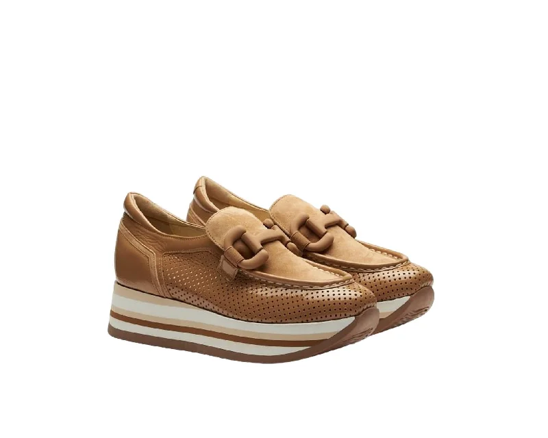 Lace - Up Women's Athletic Sneakers with Shock - Absorbing Midsoles for Intense WorkoutsWomen's Clarice Sneaker In Noisette Lace - Up Women's Athletic Sneakers with Shock - Absorbing Midsoles for Intense WorkoutsWomen's Clarice Sneaker In Noisette
