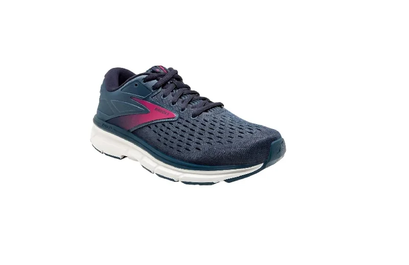 Vegan - Friendly Women's Sneakers Made from Recycled Materials for an Eco - Conscious ChoiceWomen's Dyad 11 Sneakers In Blue/navy/beetroot Vegan - Friendly Women's Sneakers Made from Recycled Materials for an Eco - Conscious ChoiceWomen's Dyad 11 Sneakers In Blue/navy/beetroot