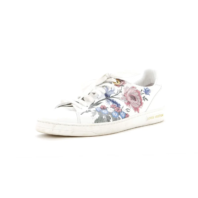 Women's Sneakers with Adjustable Straps for a Customized Fit During High - Impact ExercisesWomen's FrontRow Sneakers Floral Leather Women's Sneakers with Adjustable Straps for a Customized Fit During High - Impact ExercisesWomen's FrontRow Sneakers Floral Leather