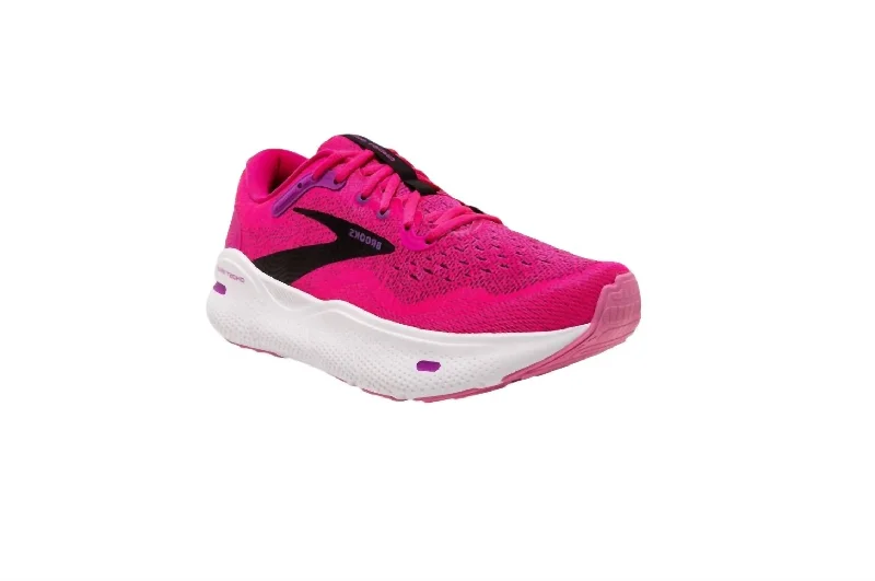 Women's Sneakers with Adjustable Straps for a Customized Fit During High - Impact ExercisesWomen's Ghost Max Sneakers In Pink Glo/purple/black Women's Sneakers with Adjustable Straps for a Customized Fit During High - Impact ExercisesWomen's Ghost Max Sneakers In Pink Glo/purple/black
