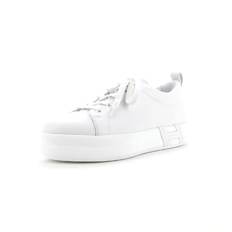 Lace - Up Women's Athletic Sneakers with Shock - Absorbing Midsoles for Intense WorkoutsWomen's Happy Sneakers Leather Lace - Up Women's Athletic Sneakers with Shock - Absorbing Midsoles for Intense WorkoutsWomen's Happy Sneakers Leather