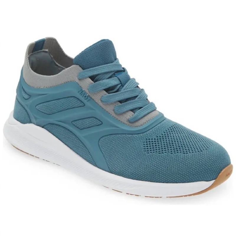 Chunky - Sole Women's Platform Sneakers in White for a Trendy Street Style LookWomen's Krypton Sneaker In Blue Dark Grey Chunky - Sole Women's Platform Sneakers in White for a Trendy Street Style LookWomen's Krypton Sneaker In Blue Dark Grey