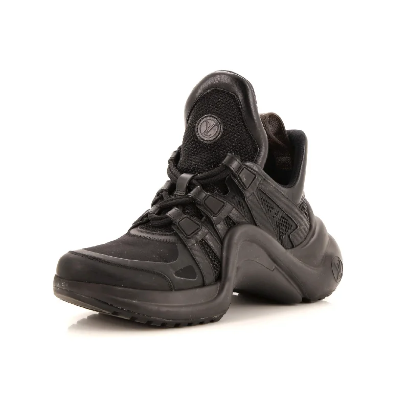 Wide - Width Women's Sneakers for Comfortable Fit for Those with Wider FeetWomen's LV Archlight Sneakers Monogram Technical Nylon with Leather Wide - Width Women's Sneakers for Comfortable Fit for Those with Wider FeetWomen's LV Archlight Sneakers Monogram Technical Nylon with Leather