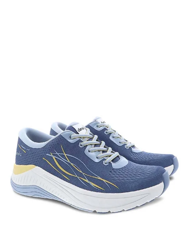 Women's Sneakers with Memory Foam Insoles for Exceptional Cushioning and ComfortWomen's Pace Mesh Casual Sneaker In Blue Women's Sneakers with Memory Foam Insoles for Exceptional Cushioning and ComfortWomen's Pace Mesh Casual Sneaker In Blue