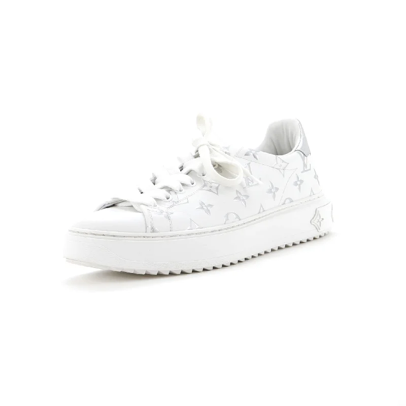 Women's Sneakers with Adjustable Straps for a Customized Fit During High - Impact ExercisesWomen's Time Out Sneakers Monogram Print Leather Women's Sneakers with Adjustable Straps for a Customized Fit During High - Impact ExercisesWomen's Time Out Sneakers Monogram Print Leather